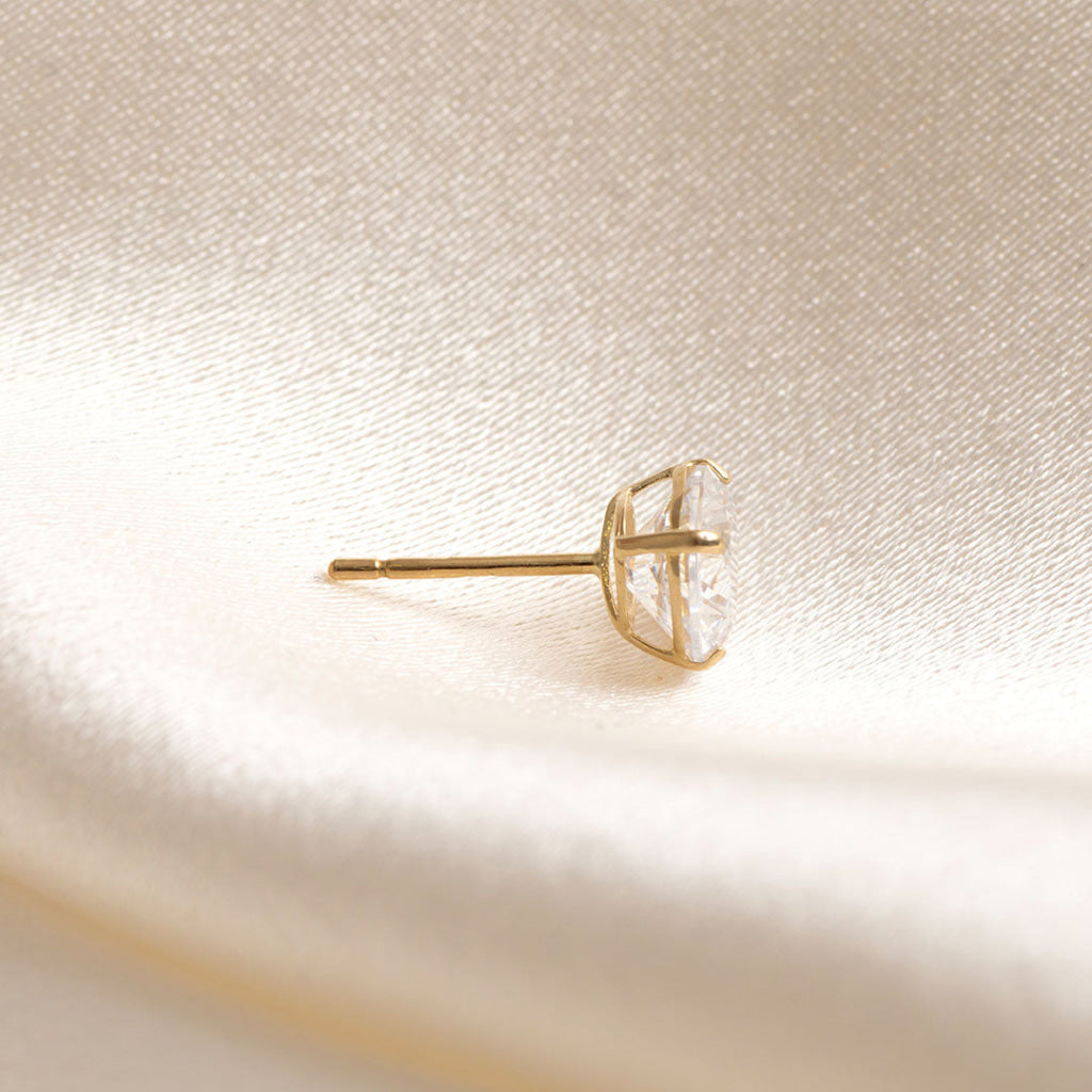 Classic Sparkle - 7mm Earrings | 9ct Gold - Earrings