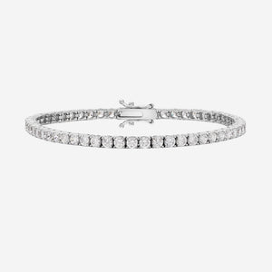 Classic Tennis Bracelet - 4mm | 9ct White Gold