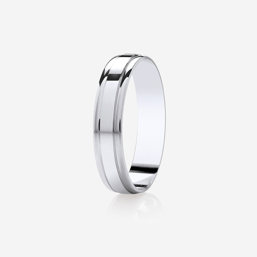 Clifford Men’s Wedding Ring | Platinum - Rings