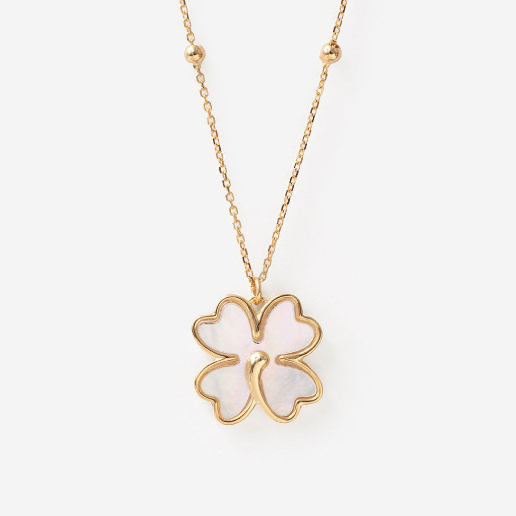 Clover Necklace | 9ct Gold - Necklace