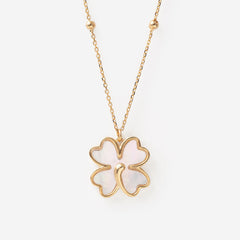 Clover Necklace | 9ct Gold - Necklace