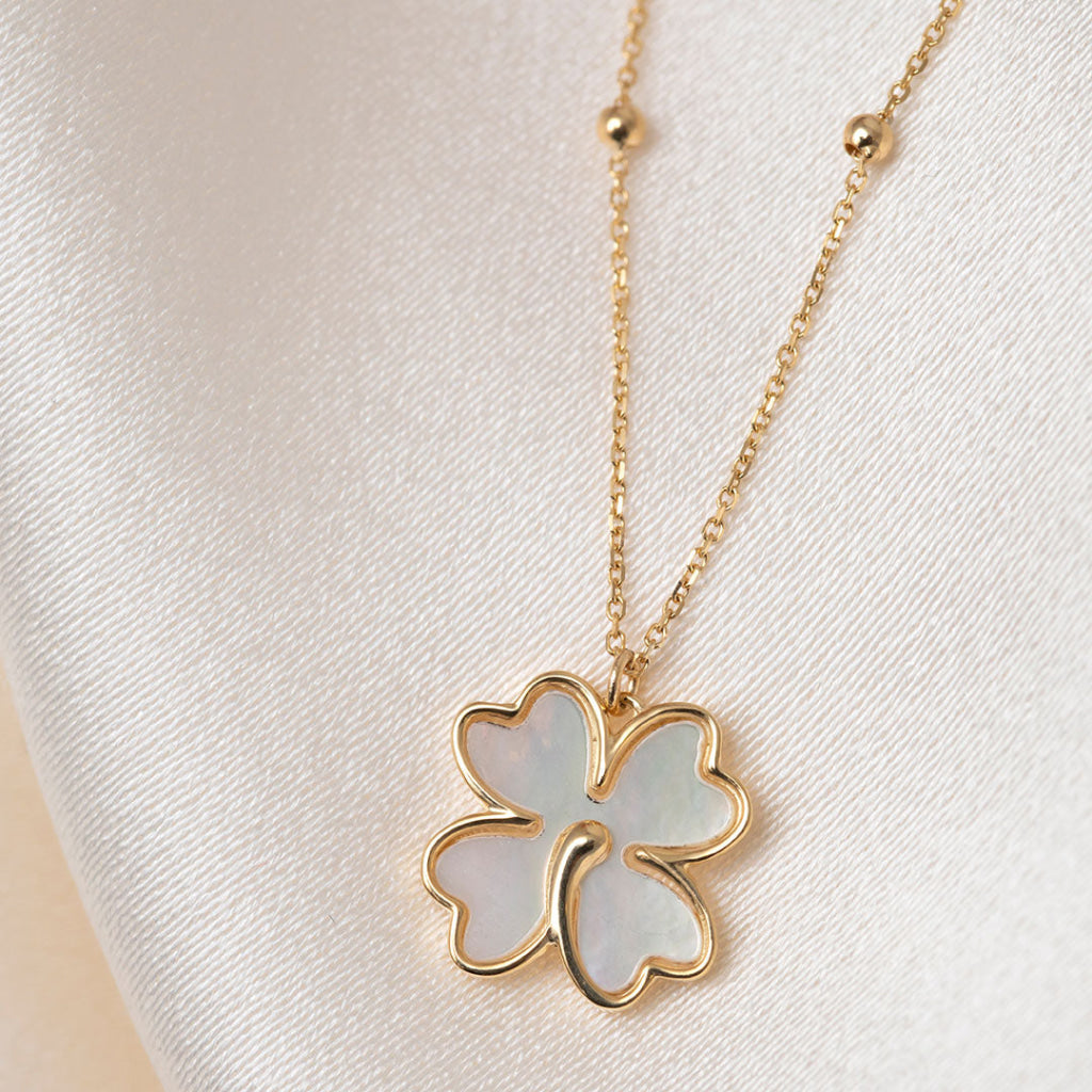Clover Necklace | 9ct Gold - Necklace