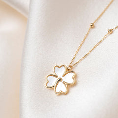 Clover Necklace | 9ct Gold - Necklace