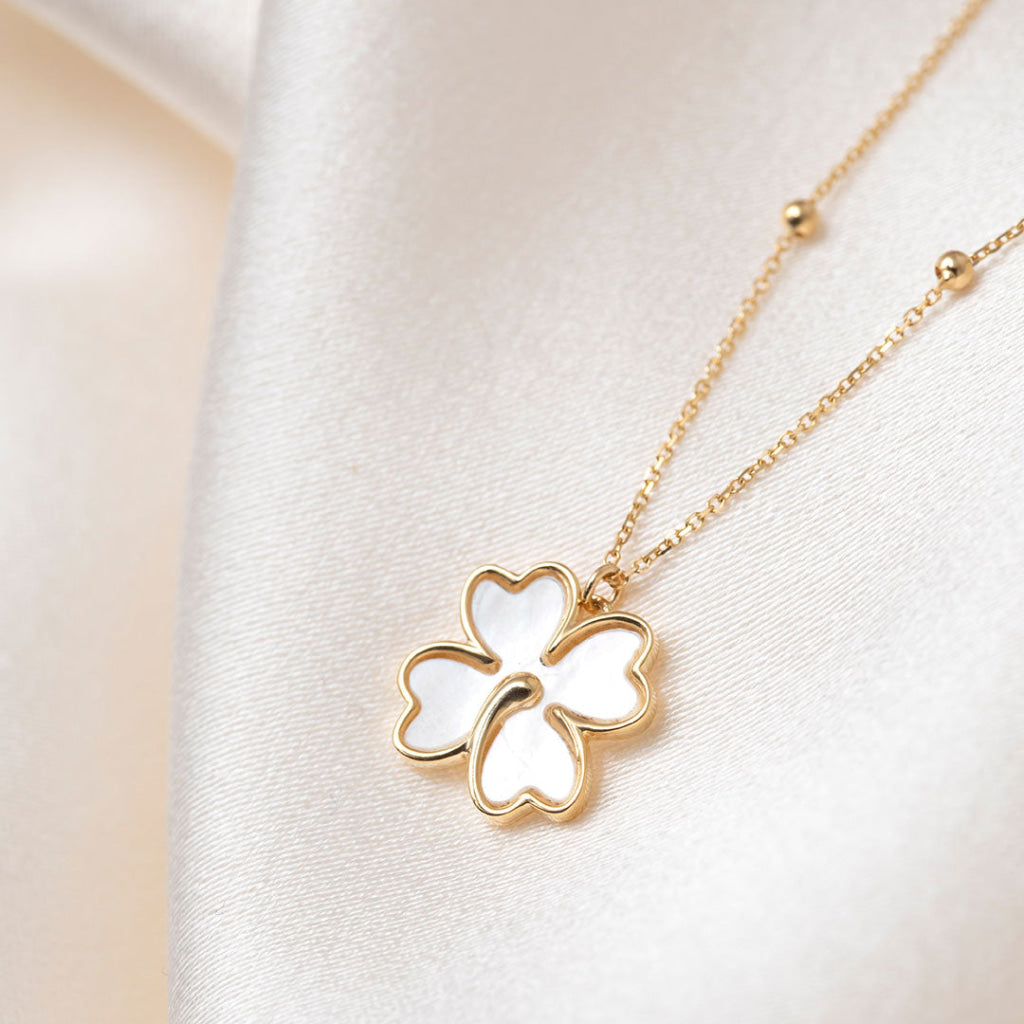 Clover Necklace | 9ct Gold