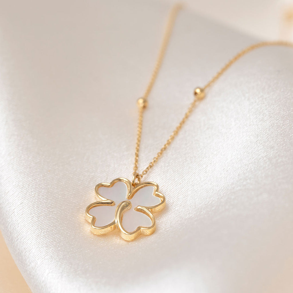 Clover Necklace | 9ct Gold - Necklace