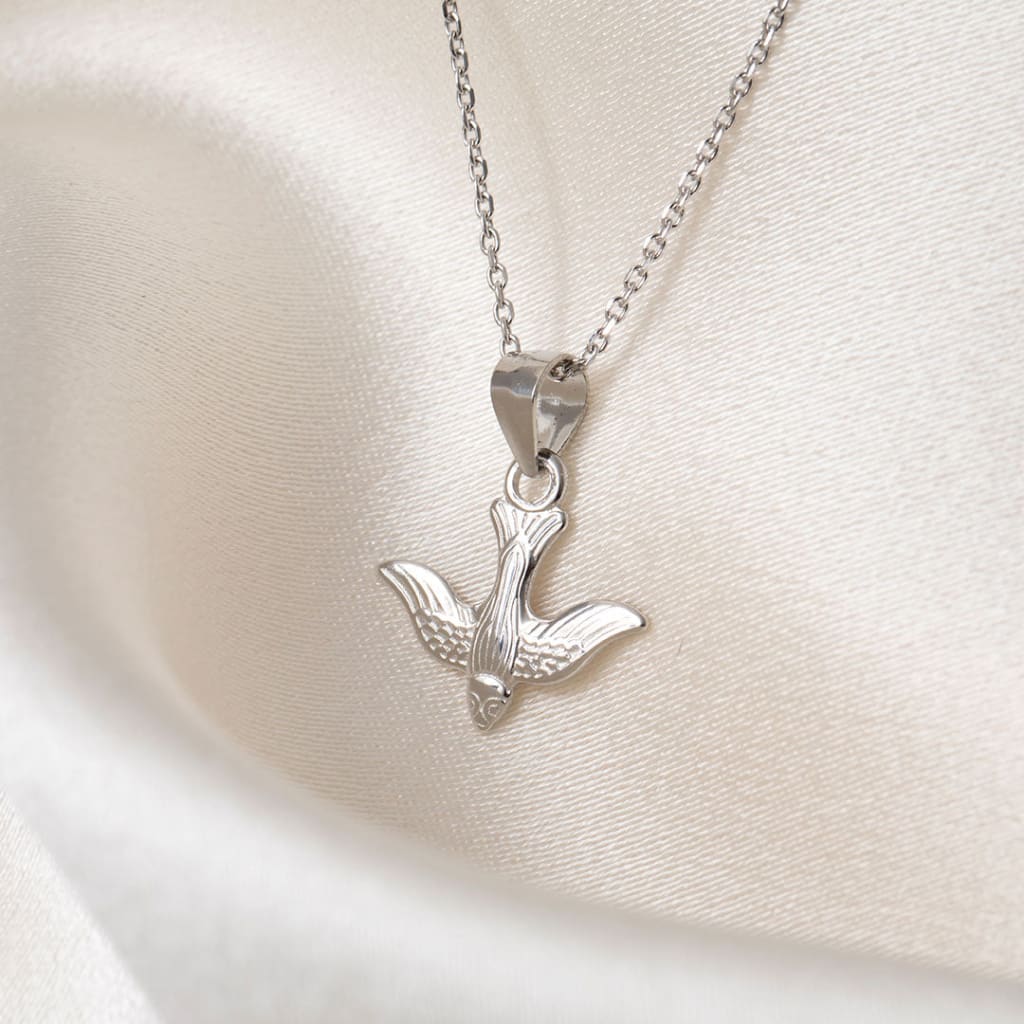 Confirmation Dove Necklace | Sterling Silver