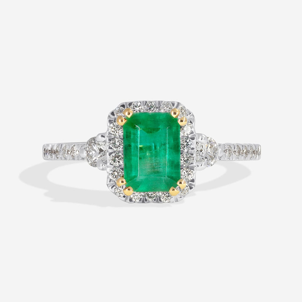 CONNOLLY | Diamond & Emerald Ring - Rings New