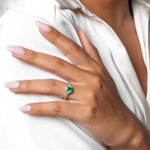 CONNOLLY | Diamond & Emerald Ring