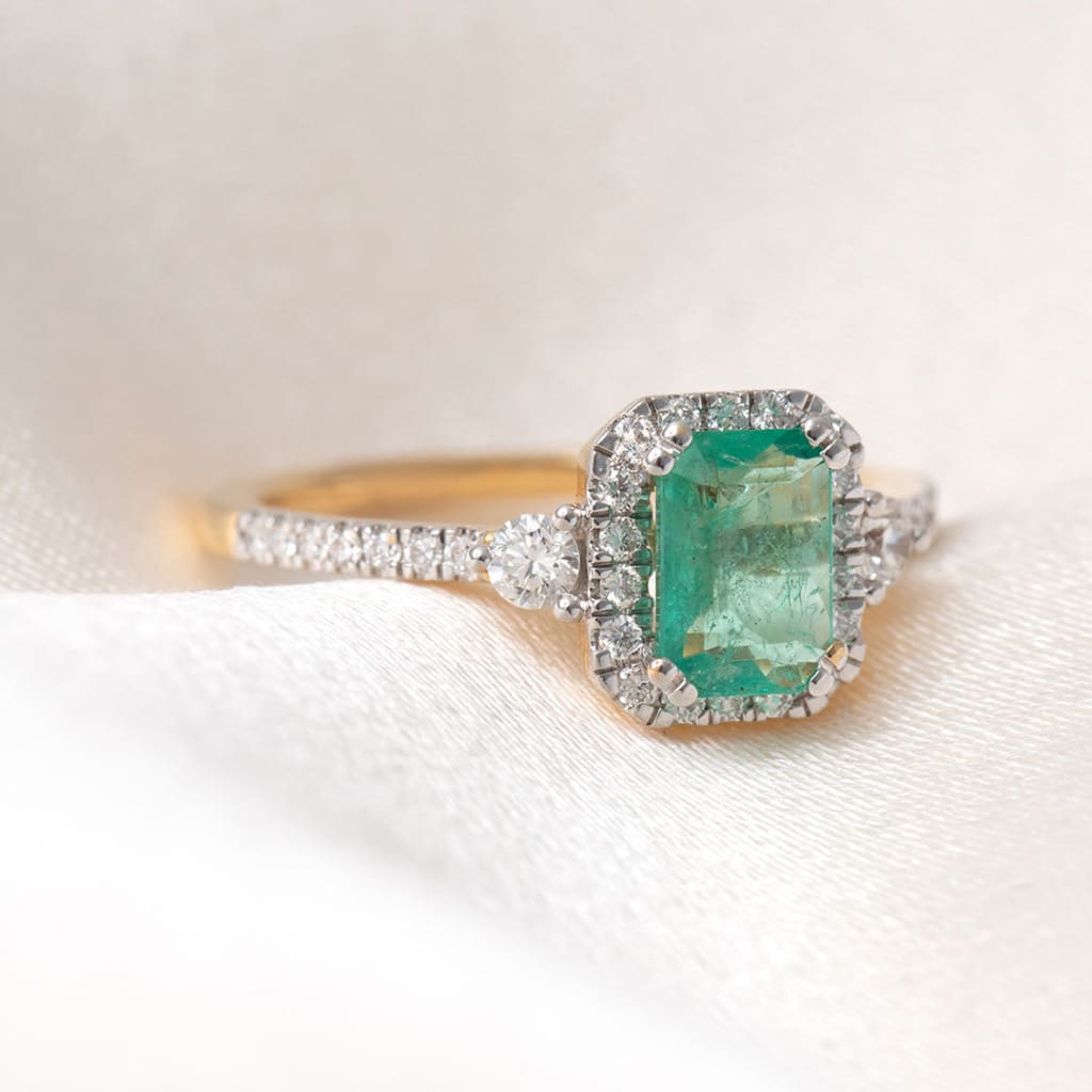 CONNOLLY | Diamond & Emerald Ring - Rings