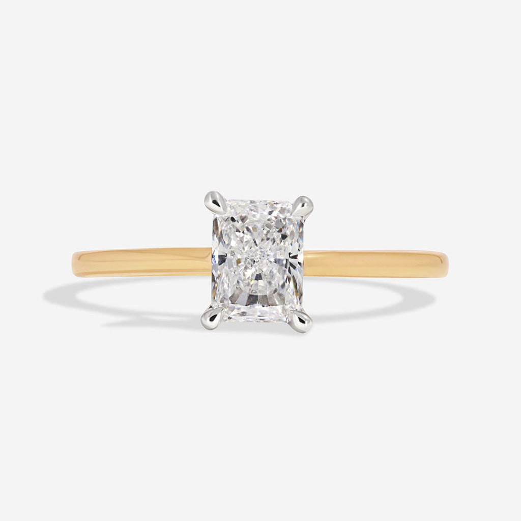 Cora Radiant Cut Lab Grown Engagement Ring