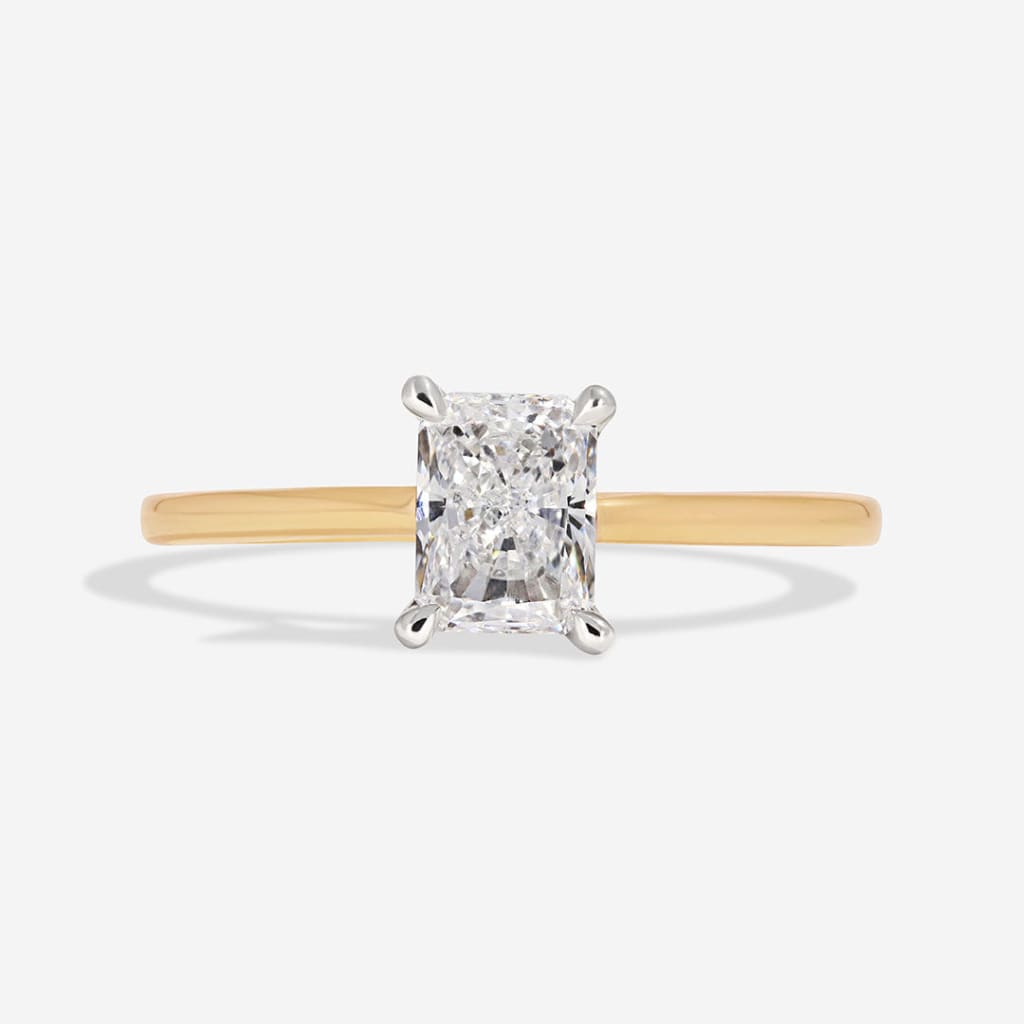 Cora Radiant Cut Lab Grown Engagement Ring