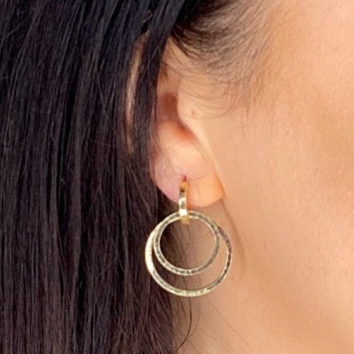 Diamond Cut Hoop Earrings | 9ct Gold - Earrings