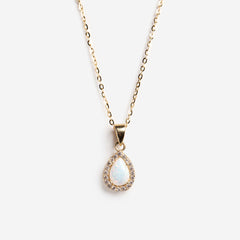 Cosmic Opal Necklace | 9ct Gold - Necklace