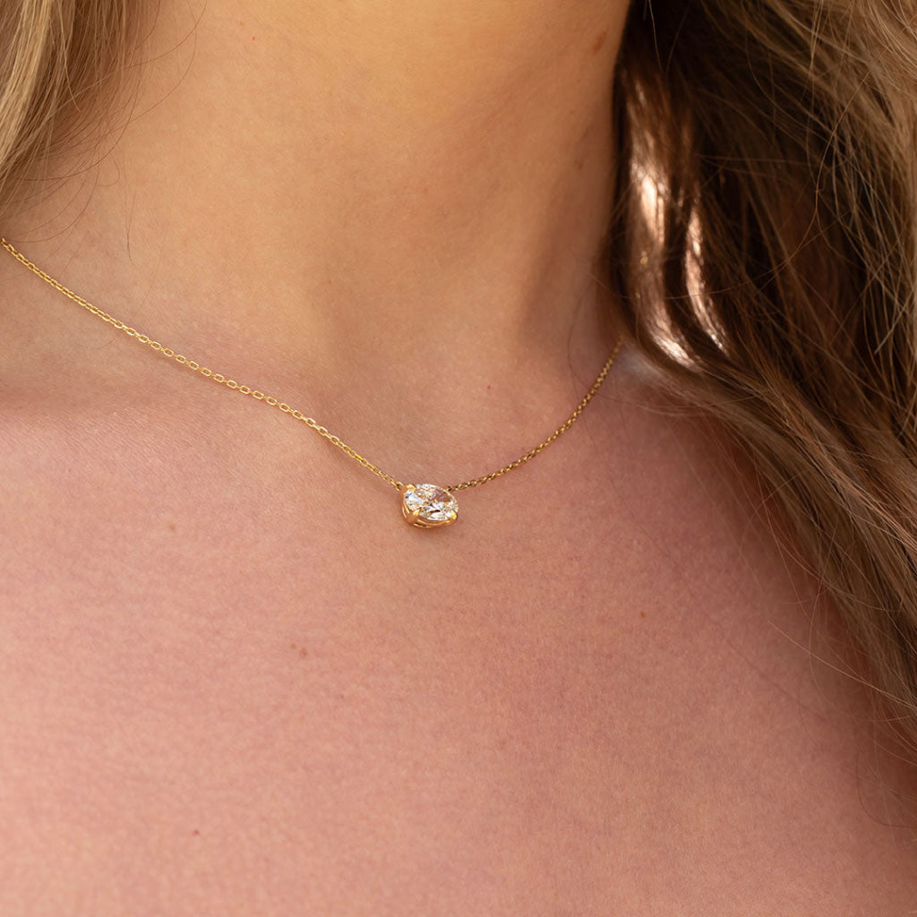 Countess - Lab Grown Diamond Necklace 1.50ct | 18ct Gold