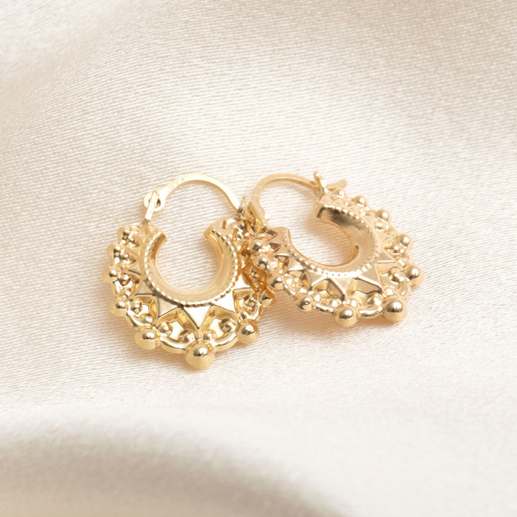 Creole Hoop | 9ct Gold - Earrings