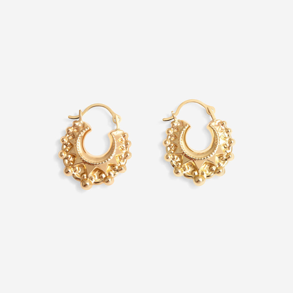 Creole Hoop | 9ct Gold - Earrings