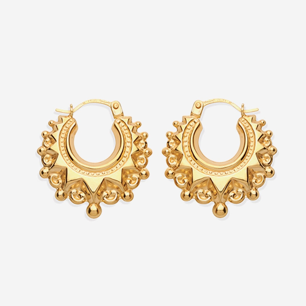 Creole Hoop Earrings | 9ct Gold