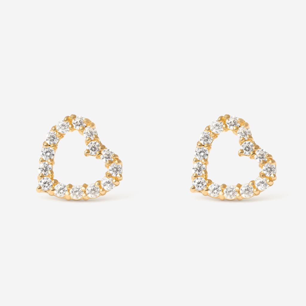 Croí Earrings | 9ct Gold