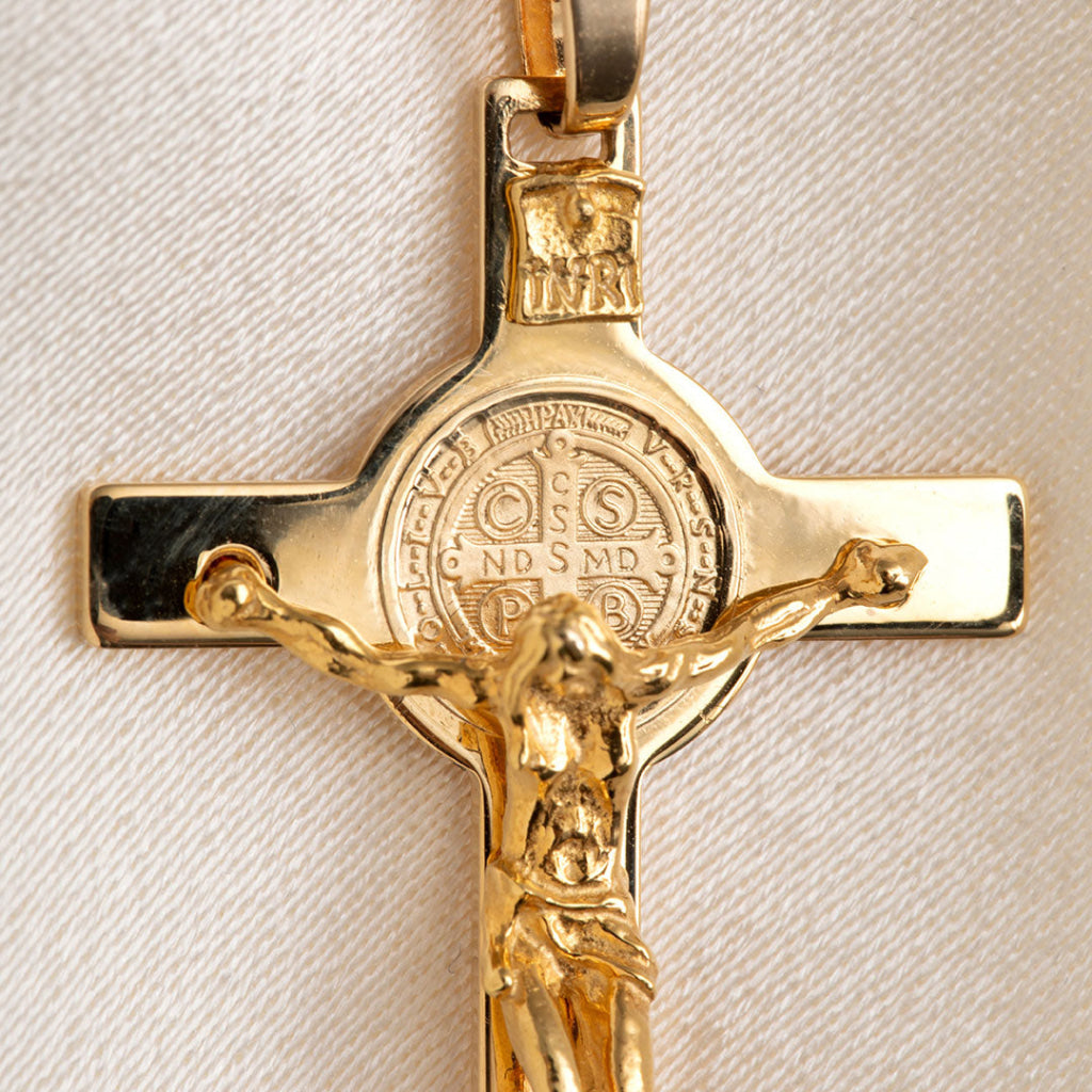 Crucifix Necklace | 14ct Gold - Necklace