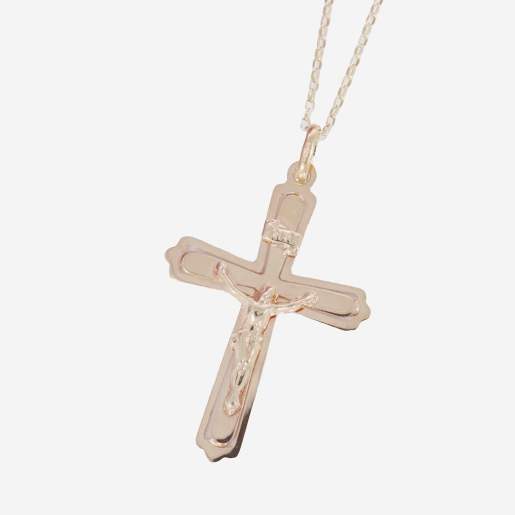 Crucifix Necklace | 9ct Gold - Necklace