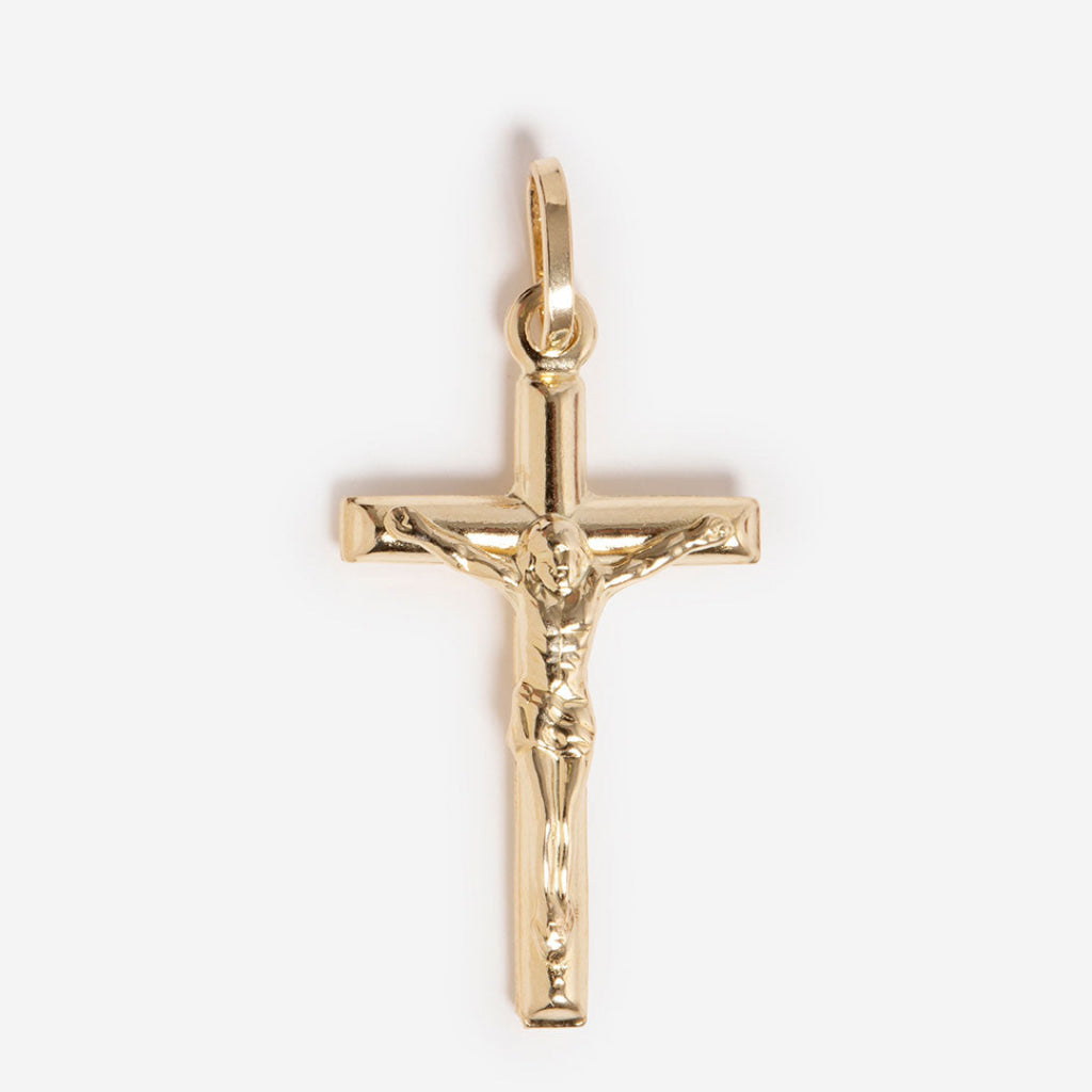 Crucifix Pendant | 14ct Gold - Necklace