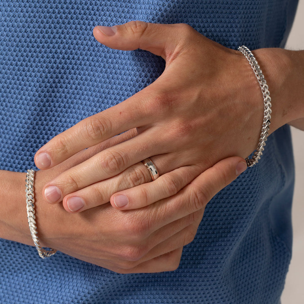 Cuban | Gents Bracelet in Sterling Silver - Bracelet