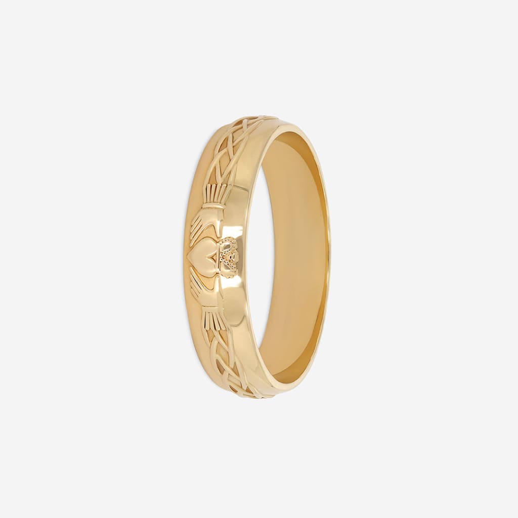 gents claddagh band