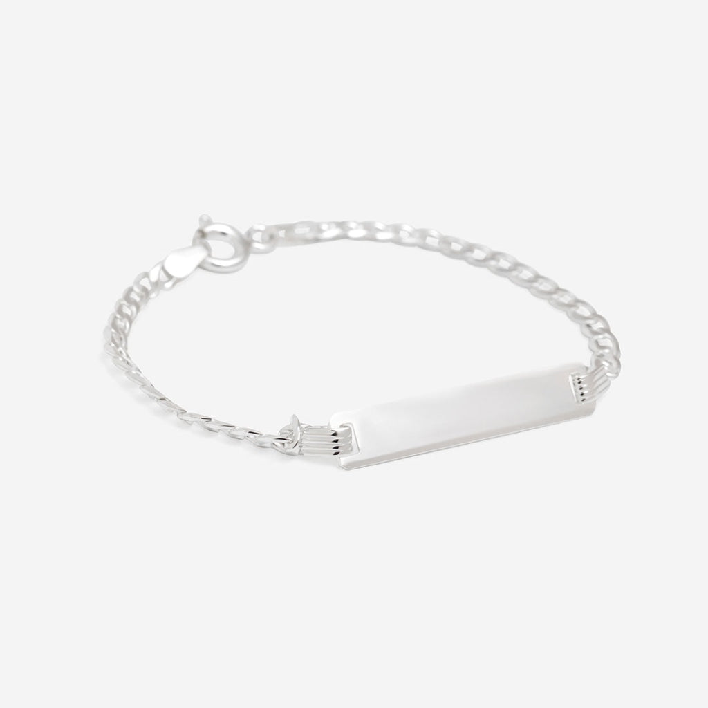 Curb Identity Baby Bracelet | Sterling Silver