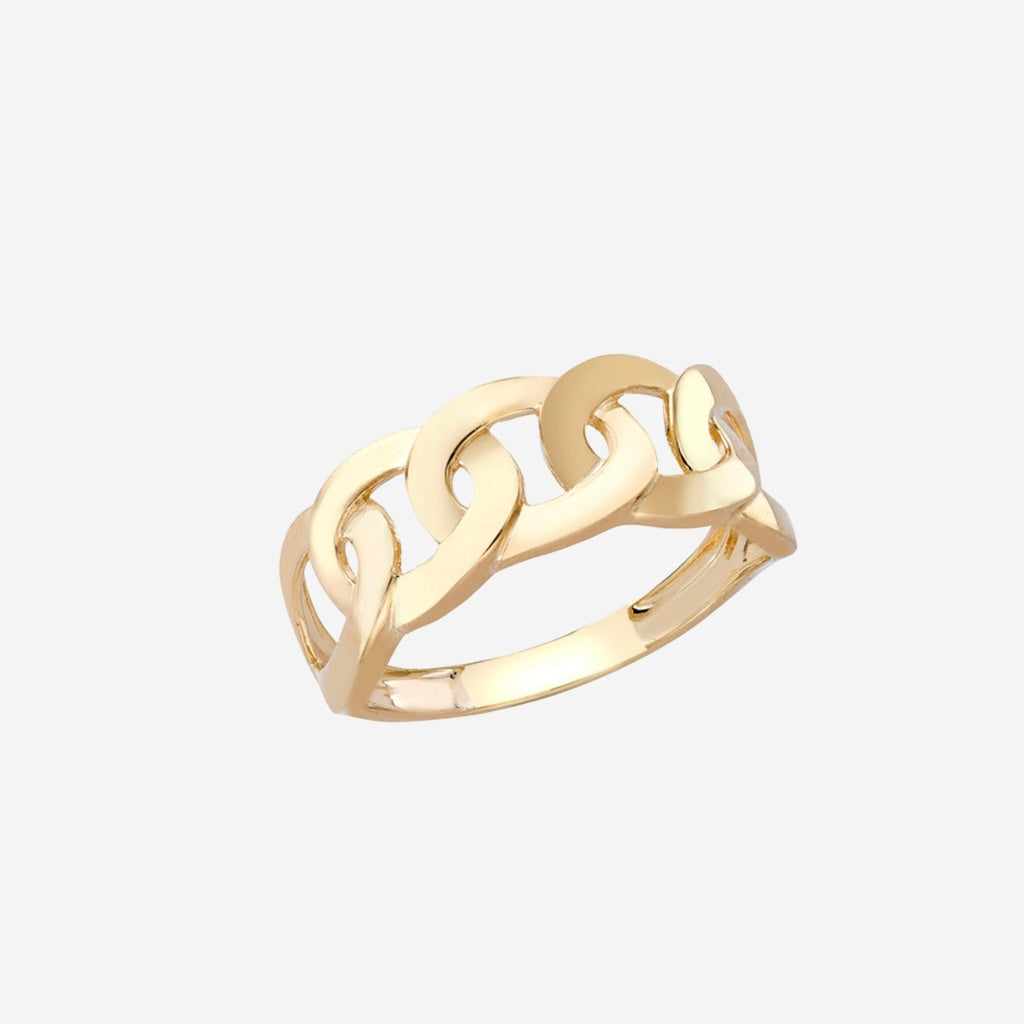 Curb Link Ring | 9ct Gold