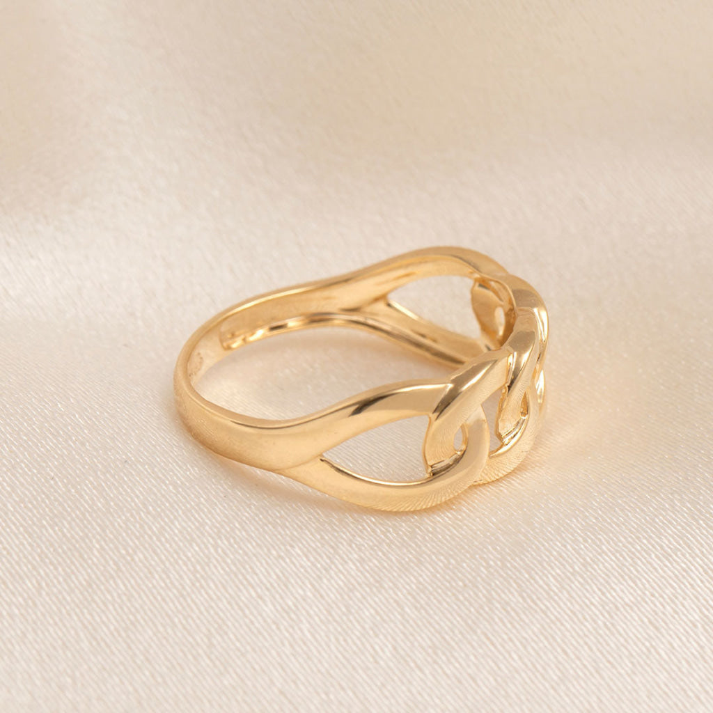 Curb Link Ring | 9ct Gold