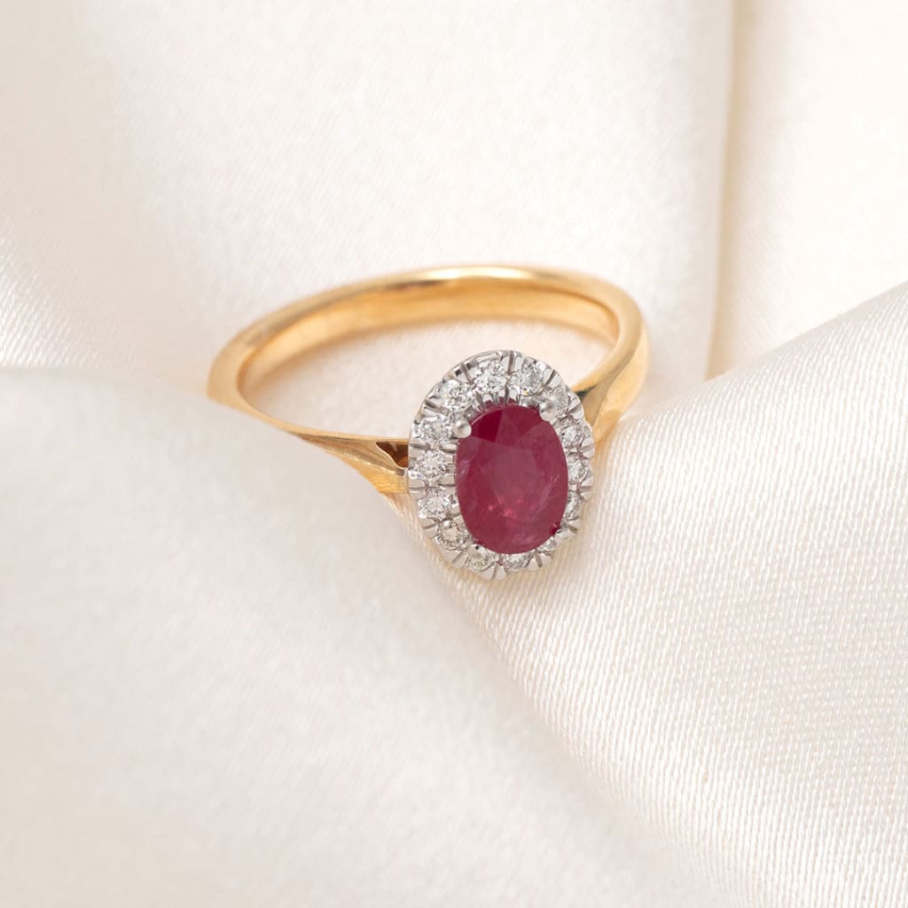 DAHLIA | Ruby Diamond Ring - Rings