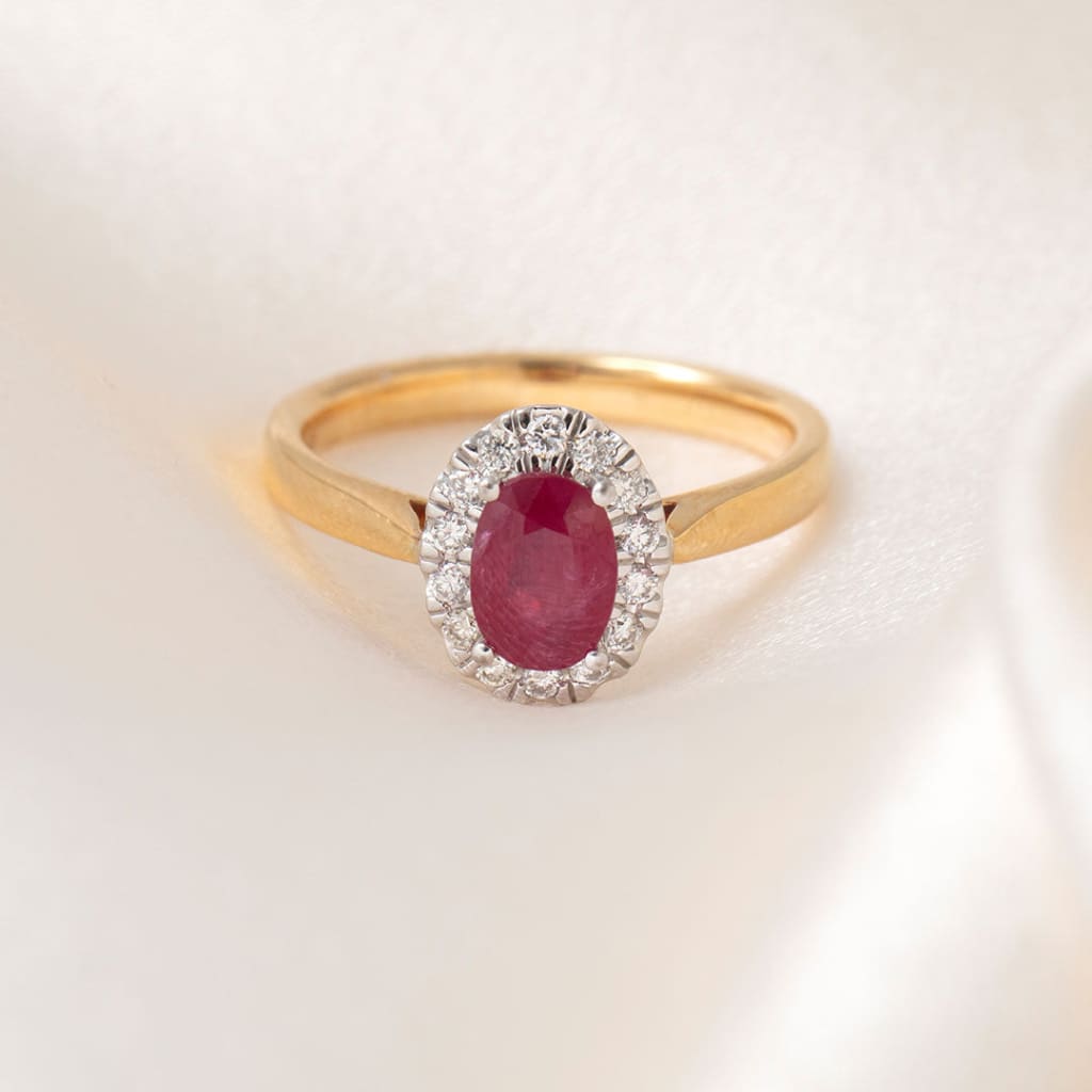 DAHLIA | Ruby Diamond Ring - Rings