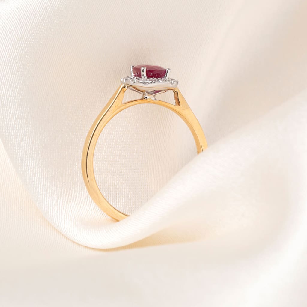DAHLIA | Ruby Diamond Ring - Rings