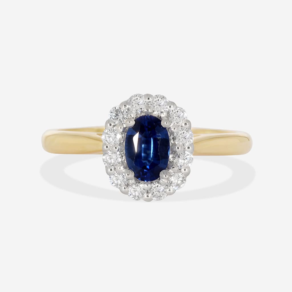 DAISY | Diamond & Sapphire Ring - Rings