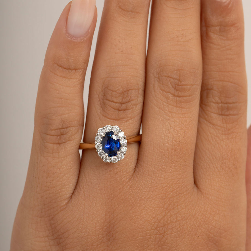 DAISY 1.20ct | Diamond & Sapphire Ring - Rings