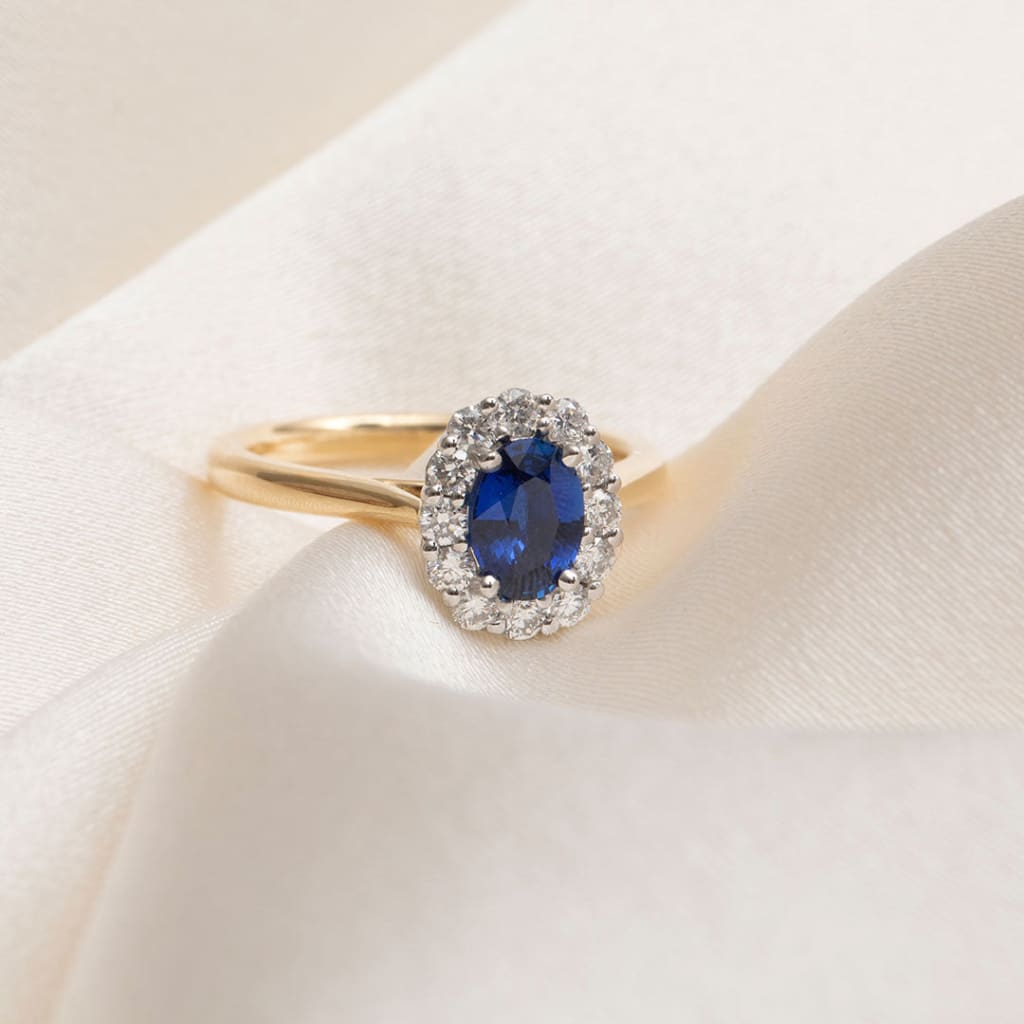 DAISY | Diamond & Sapphire Ring - Rings