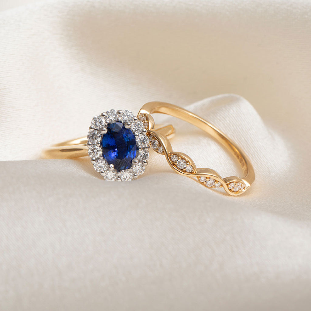 DAISY | Diamond & Sapphire Ring - Rings