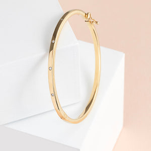 DALAL | Diamond Bangle in 9ct Gold