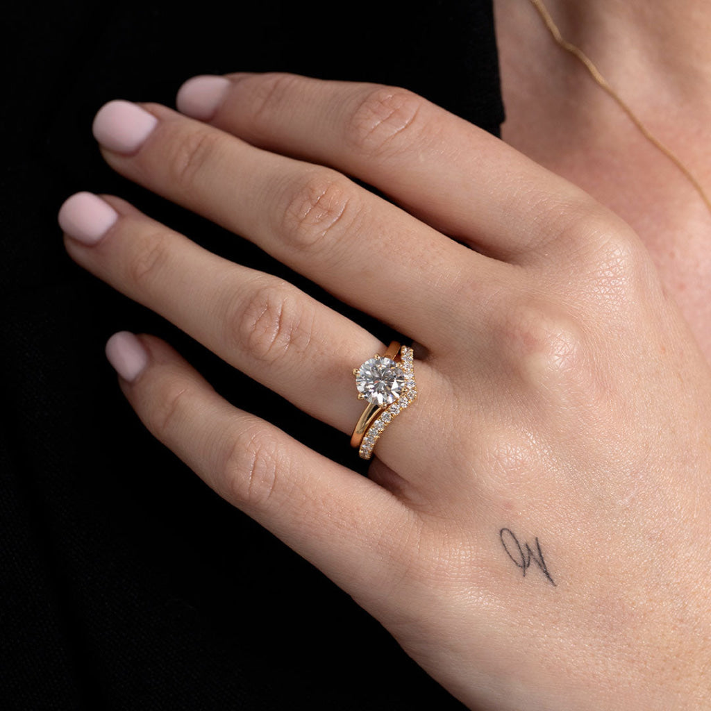DALKEY | Round Solitaire Lab Grown Diamond Engagement Ring
