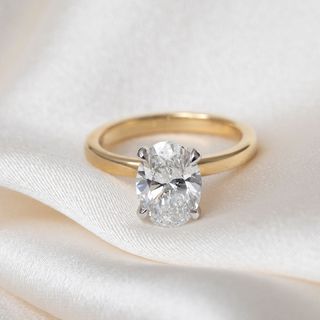 Monaco 2ct | Oval Solitaire Lab Grown Diamond Engagement