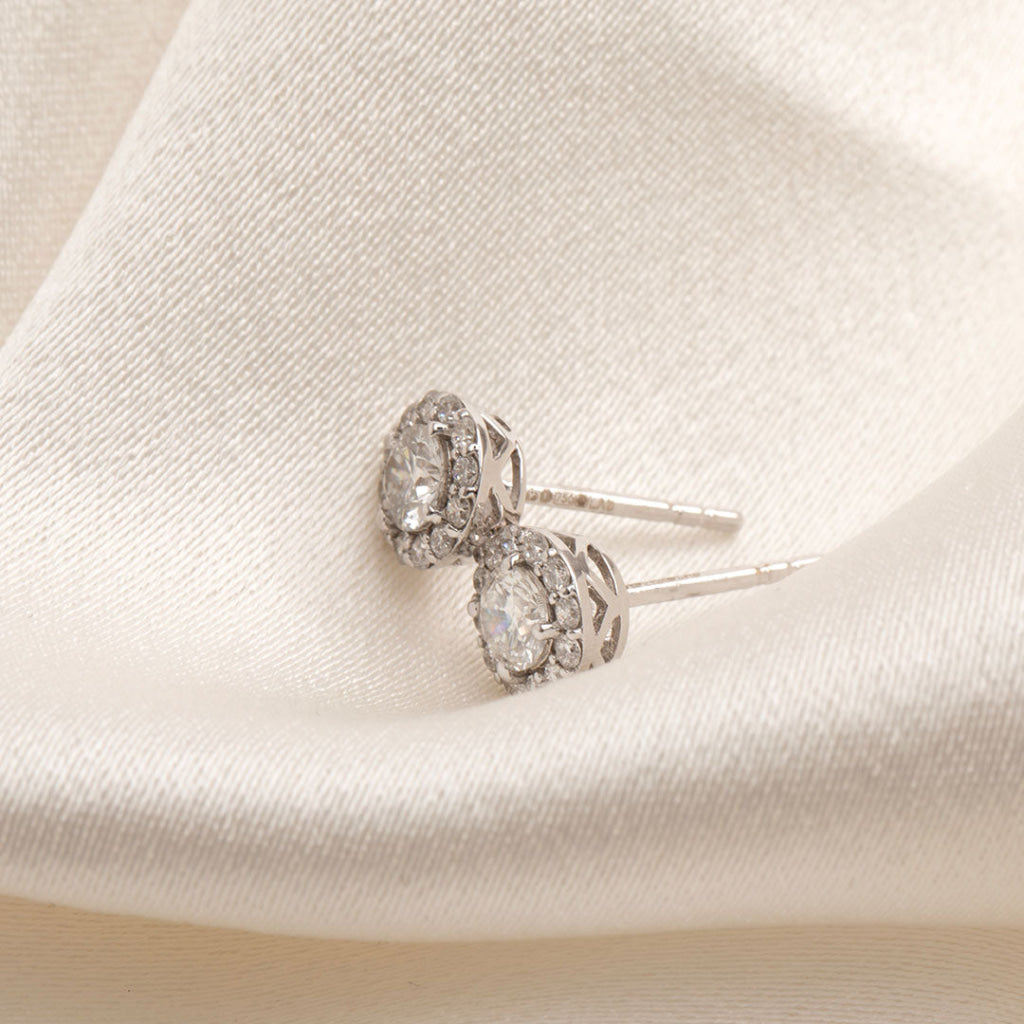Debutante Diamond Earrings - 0.73ct | 18ct White Gold