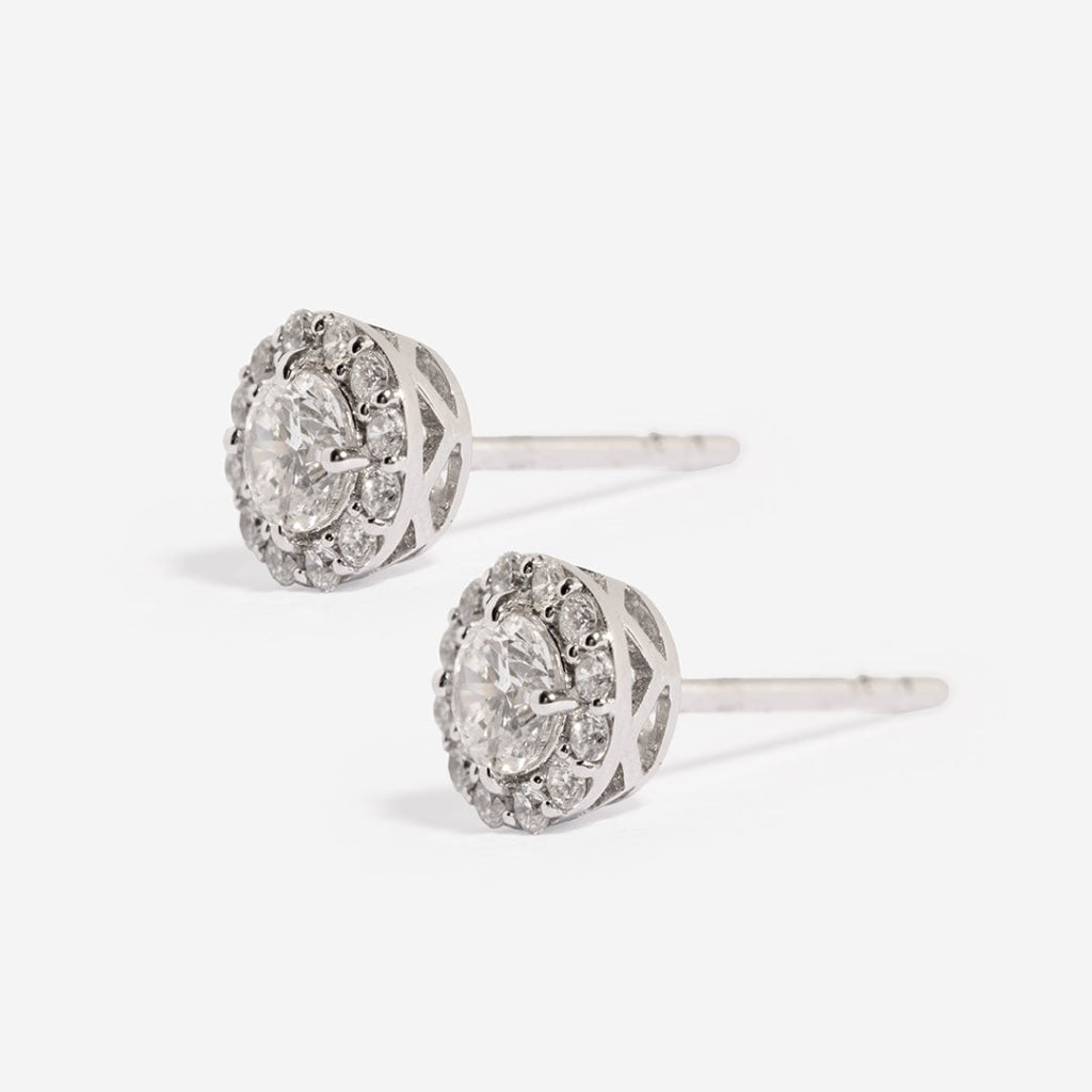 Debutante Diamond Earrings - 0.73ct | 18ct White Gold