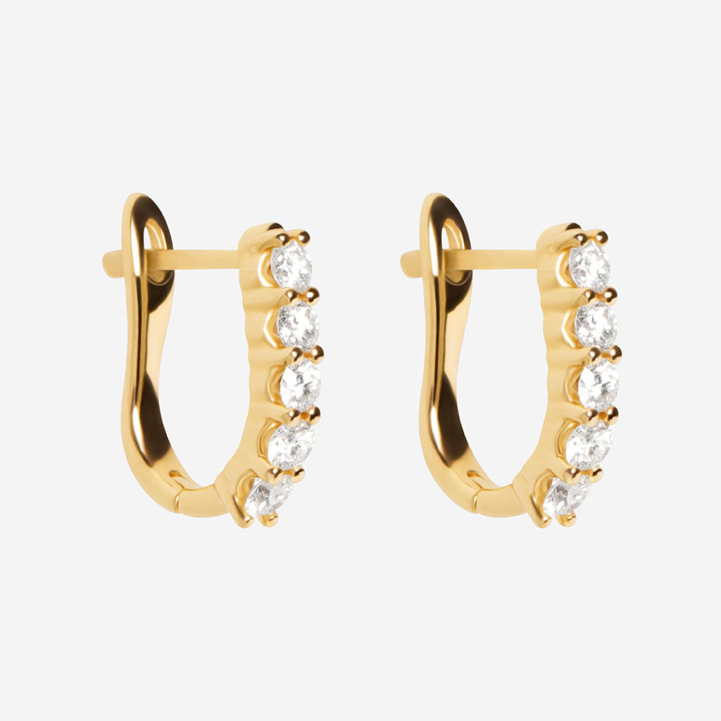 DEITY - 0.5ct | Natural Diamond Huggies in 18ct Gold