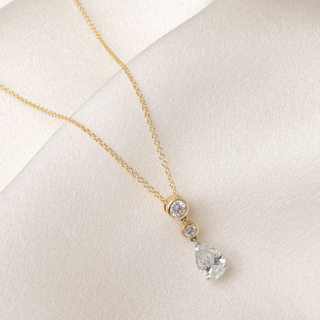 Demure - Lab Grown Diamond Necklace 1.25ct | 9ct Gold