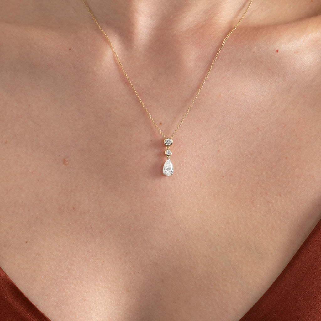 DEMURE - 1.25ct | Lab Grown Diamond Necklace in 9ct Gold