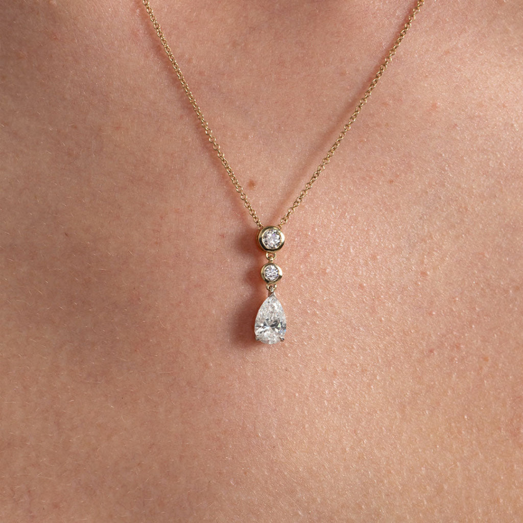 DEMURE - 1.25ct | Lab Grown Diamond Necklace in 9ct Gold