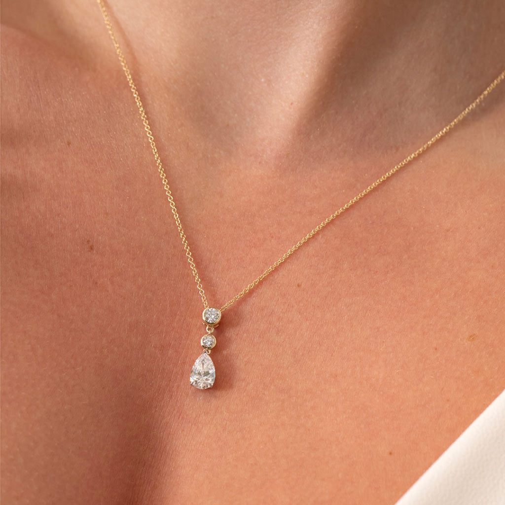Demure - Lab Grown Diamond Necklace 1.25ct | 9ct Gold