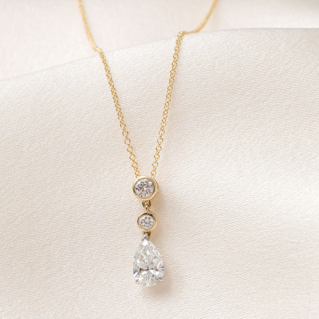 Demure - Lab Grown Diamond Necklace 1.25ct | 9ct Gold