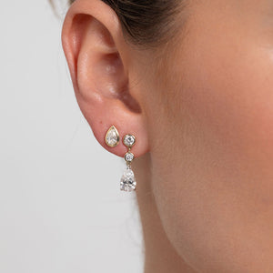 DEMURE - 2.50ct | Lab Grown Diamond Drop Earrings in 9ct Gold