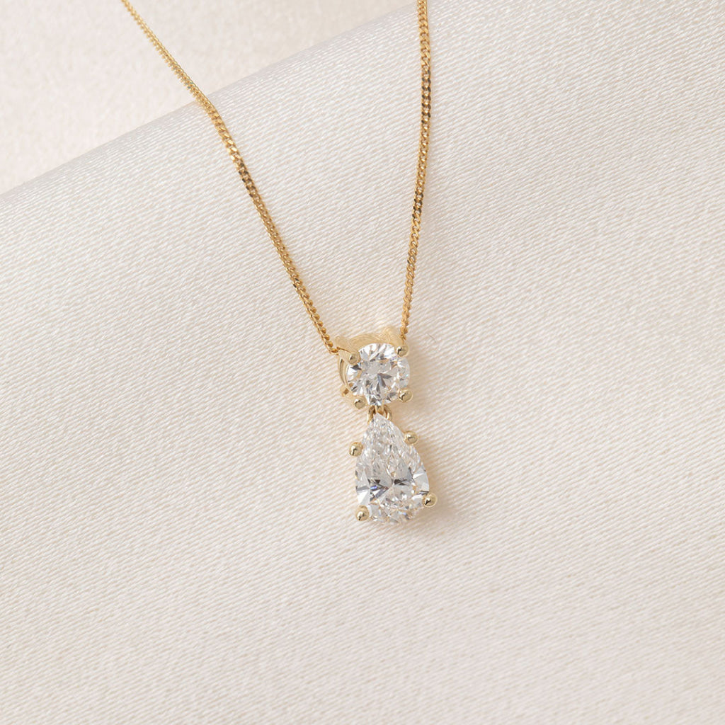 DESTINY - 0.75ct | Lab Grown Diamond Necklace in 9ct Gold
